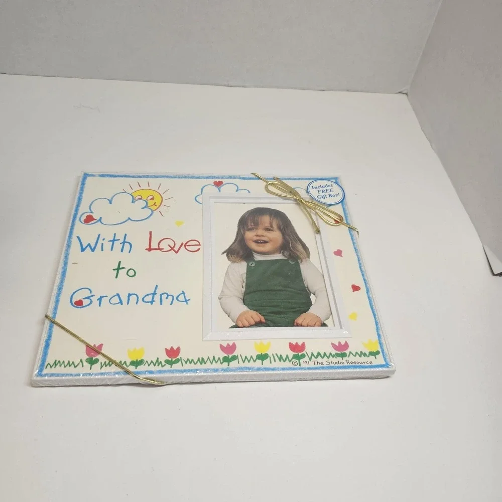 Vintage With Love To‎ Grandma Picture Frame The Studio Resource 1991 USA